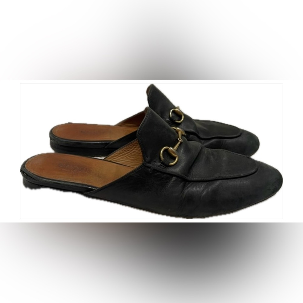 Gucci black loafers with gold detail - Picture 4 of 4